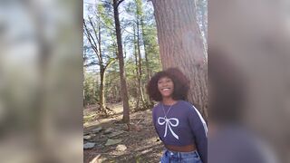 Cruising For Girlcock in the Woods POV