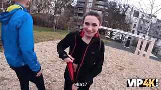 VIP4K. Hot athlete was picked up on the street and fucked. Hot sex with Sakura Hell & Pavlos