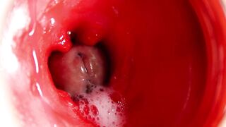 CAMERA INSIDE PUSSY: POWERFULL CUM IN PUSSY! BEST Internal ASMR in 4K MORE SPERM