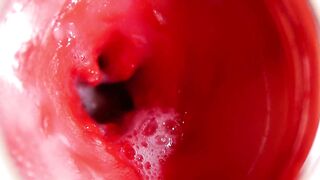 CAMERA INSIDE PUSSY: POWERFULL CUM IN PUSSY! BEST Internal ASMR in 4K MORE SPERM