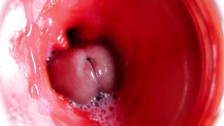 CAMERA INSIDE PUSSY: POWERFULL CUM IN PUSSY! BEST Internal ASMR in 4K MORE SPERM
