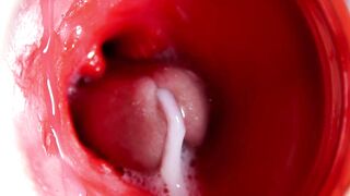 CAMERA INSIDE PUSSY: POWERFULL CUM IN PUSSY! BEST Internal ASMR in 4K MORE SPERM