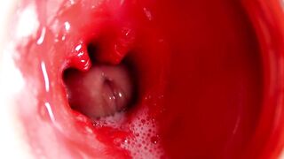 CAMERA INSIDE PUSSY: POWERFULL CUM IN PUSSY! BEST Internal ASMR in 4K MORE SPERM