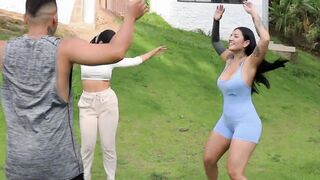 Workout routine ends in hot sex with a tattooed Latina part 1 - Dilan Clavijo