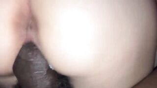 I Can Feel Your Dick In My Stomach WTF ! Tiny young woman Gets Her Pussy Stretched Wide And Creampied By Monster BBC