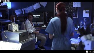 Mad Scientist Freeze Fucks Young Lab Partner - Sexy 18 Year Old Matty Mila Gets Remote Controlled And Squirts