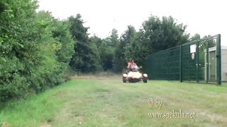 Outdoor fisting on my bike