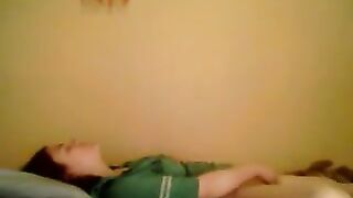 Fingering my clit to an intense orgasm
