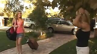 Two blond lesbians finger fuck and eat pussy