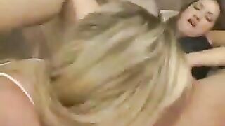 Very hot lesbian teen asslicking