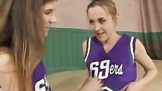 Tiny Tit Teen Anne And Her Friend Lick Twat And Strap On