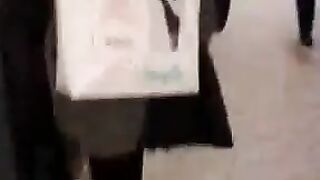 strap on fuck in changing room 
