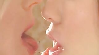 The hottest Lesbian Kiss ever ! ! !