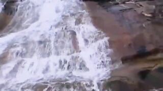 Wet Lesbians on the Waterfall