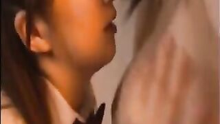 Hot kissing lesbians