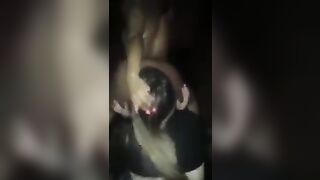 White Girl Makes Out With Her Friend's Butthole at a Party