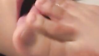 Super HOT Jap Lesbian Foot Worship