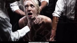 MormonGirlz- Extra small teens lesbian foursome