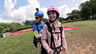 Wet and Messy Extreme SQUIRTING while PARAGLIDING 2 in Costa Rica