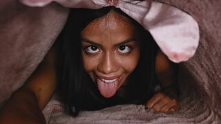 Cute Ebony Girl Gets Trappet In Magic Carpet - Canela Skin Hentai Anime Bunny Girl Creampie Ahegao