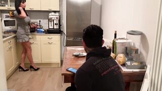 I fuck Lucas Peracchi while my husband is at work and get my tits filled with cum