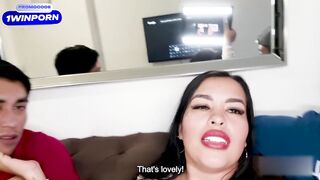 My Husband gives my big Latin ass to his best friend and we have a threesome! Lalucero