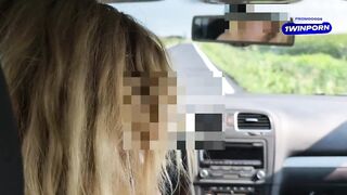 PROF picks up a STRANGER IN THE CAR she JERKS HIS COCK AND HE CUMS – Italian Dialogues Miele Blanco