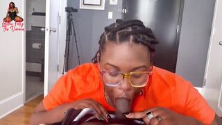 Ebony BBW Delivers Pizza And Gets A Tip