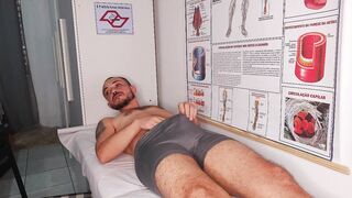 Oops... my dick went up in front of the nurse