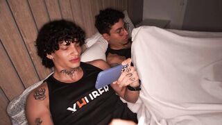 Step-siblings masturbate together and their stepmother discovers them, now what will happen?