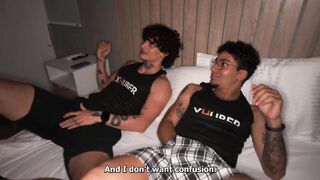 Step-siblings masturbate together and their stepmother discovers them, now what will happen?