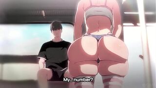 [IOXAT] Short slut seduces a man on the train