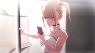 [IOXAT] Short slut seduces a man on the train