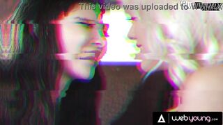 Petite Blonde Witch Jessie Saint Begs Spirits For Good Fuck With Naturally Stacked Crush Daya Knight