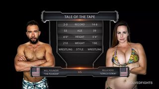 Bella Rossi vs Will Pounder - Big Booty Bella Rides Again