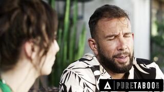 PURE TABOO Busty Stepmom Lexi Luna Teaches Virgin Stepson To Fuck With Husband's Permission