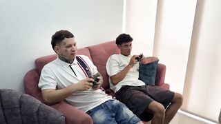 My husband takes a break and the visitor fucks me very well.