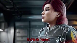 Futa Shepard fucks Miranda spanish