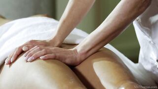 Masseuse Lena Love Fingers Naomi Nevena's Asshole