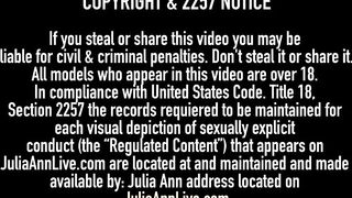 Scissoring Sex & Milfmania with Julia Ann & Jessica Jaymes!