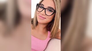 Petite 18yo TEEN BLONDE’s SLOPPY BLOWJOB & DOGGY POUNDING - NATURAL TITS Shine in Missionary!