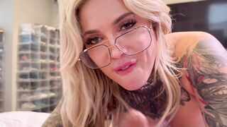 Tatted Big Tit Blonde Christina Savoy Fucked by Her Ex - Intense Reunion with Teddy Tarantino