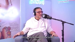 Ecuadorian Paola Rivera masturbates more than 15 times a week for her fans - BIGTITS-FUCKMACHINE on Juan Bustos Podcast