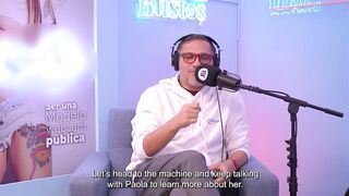 Ecuadorian Paola Rivera masturbates more than 15 times a week for her fans - BIGTITS-FUCKMACHINE on Juan Bustos Podcast