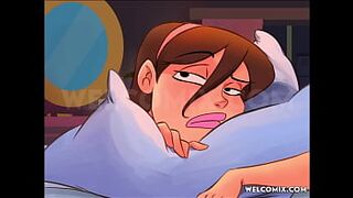 He took the hottie's panties to smell and got excited!