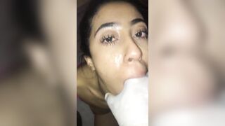 He humiliated this bitch, she deserves it, she's stupid