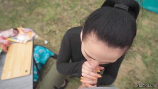 Hungry Stranger Provides His Dick in Exchange for a Sandwich - POV
