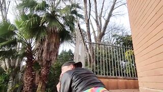 krizia tzunami have a big squirt in outdoor