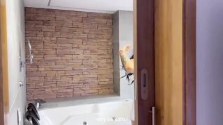 LATINA MILF FUCKS WITH YOUNG PLUMBER AS PAYMENT FOR HER SERVICES-SALOMÉ GIL