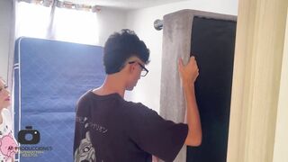 My pregnant neighbor gives me Viagra under the pretext that I stick my hard cock in her and cum inside her.